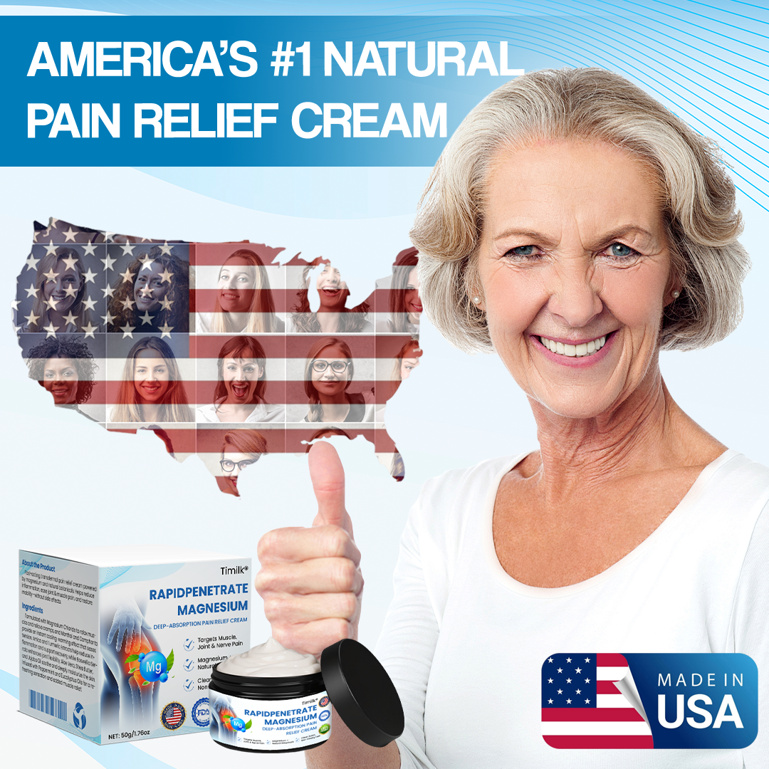 Timilk® RapidPenetrate Magnesium Deep-Absorption Pain Relief Cream