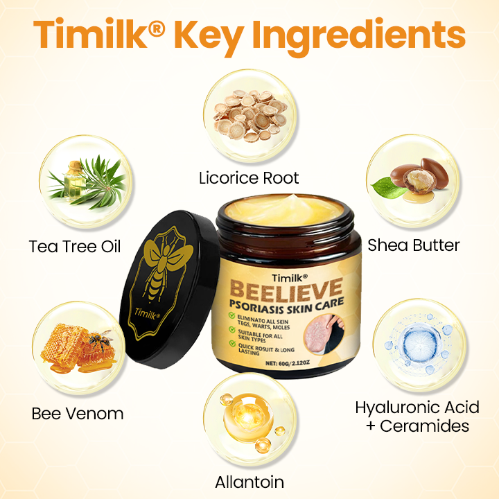 Timilk® BeeLieve Psoriasis Skin Care