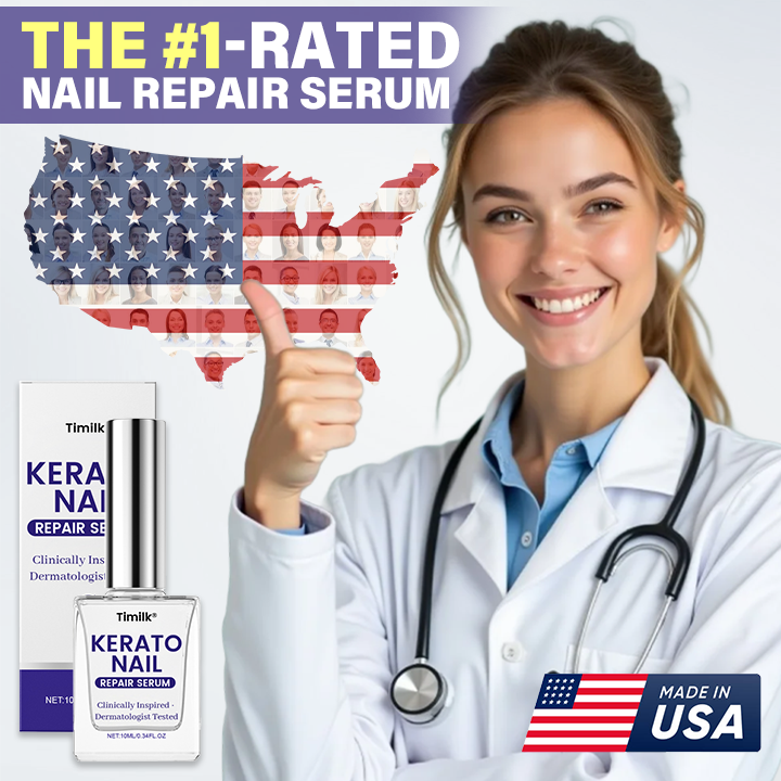 Timilk® KeratoNail Repair Serum ( Rebuild Stronger, Healthier Nails from the Root - Clinically inspired serum that restores brittle, peeling, and splitting nails with cutting-edge keratin-repair technology )