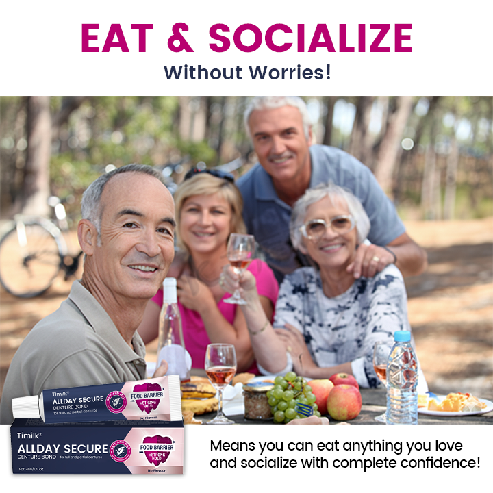 Timilk® AllDay Secure Denture Bond