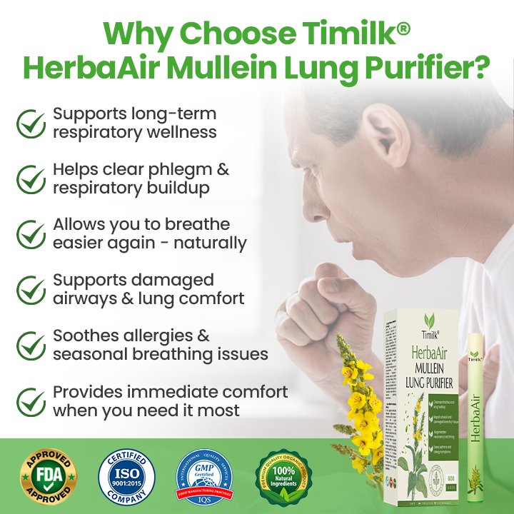 Timilk® HerbaAir Mullein Lung Purifier