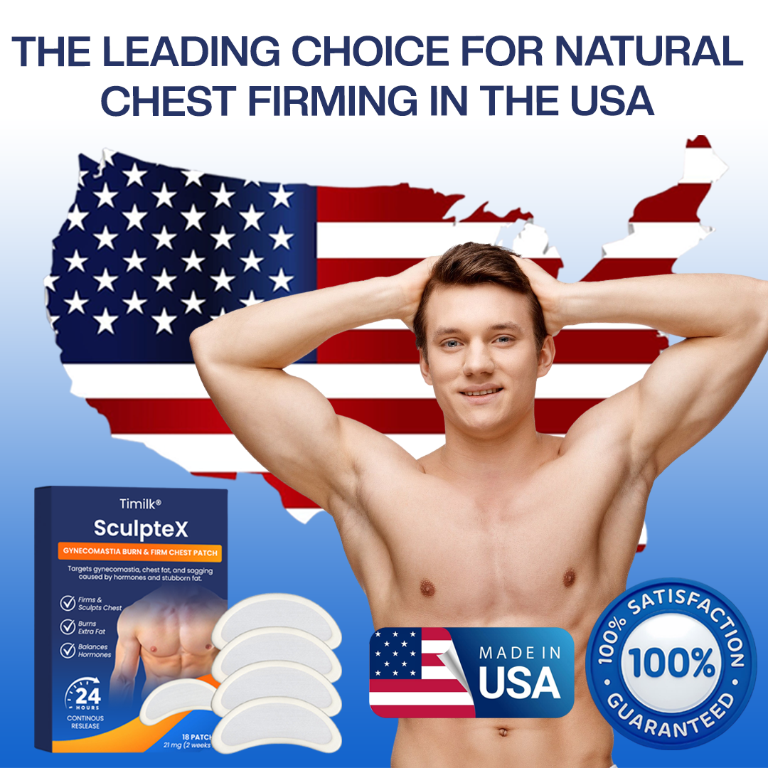Timilk® SculptXX Gynecomastia Burn & Firm Chest Patch